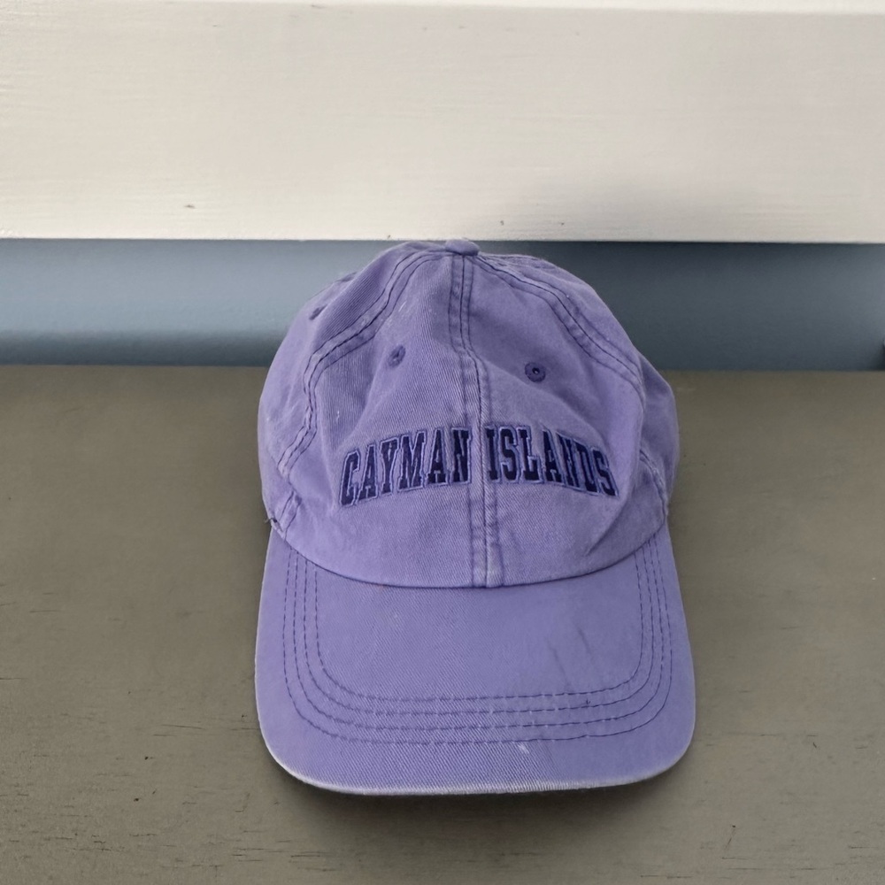Purple Cayman Islands Baseball Hat.